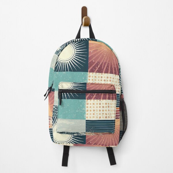 Artikelvorschau, Retro-Sixties-Patchwork, Sonne und Ozean entworfen und verkauft von SamJanner.