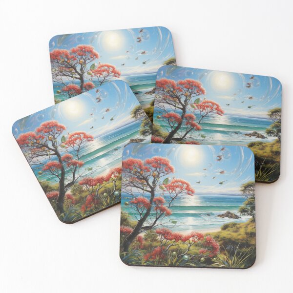 Item preview, Pohutukawa NZ beach designed and sold by 7Bluedragon (Jane art collection).
