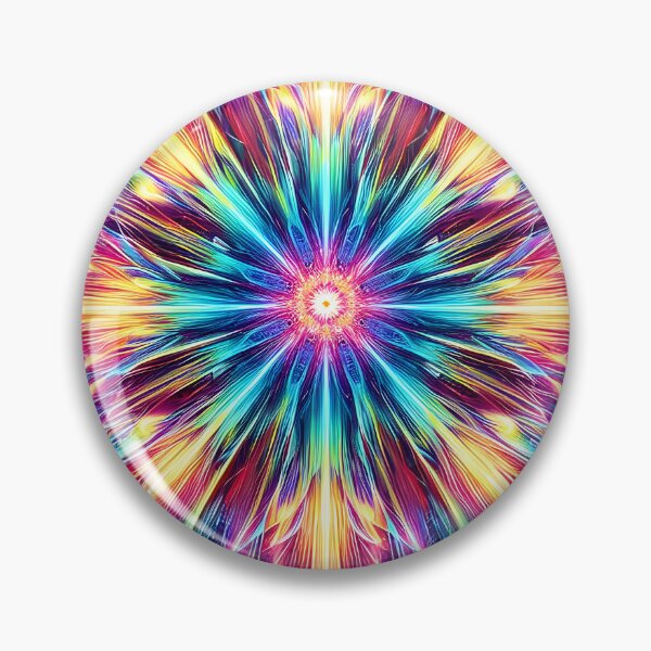 Artikelvorschau, Chroma-Harmonie: Strahlendes Burst-Mandala entworfen und verkauft von AI-Only Creations.