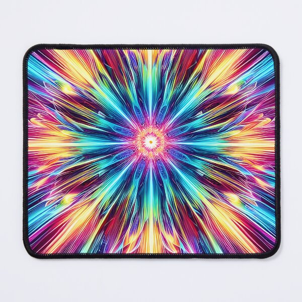 Artikelvorschau, Chroma-Harmonie: Strahlendes Burst-Mandala entworfen und verkauft von AI-Only Creations.