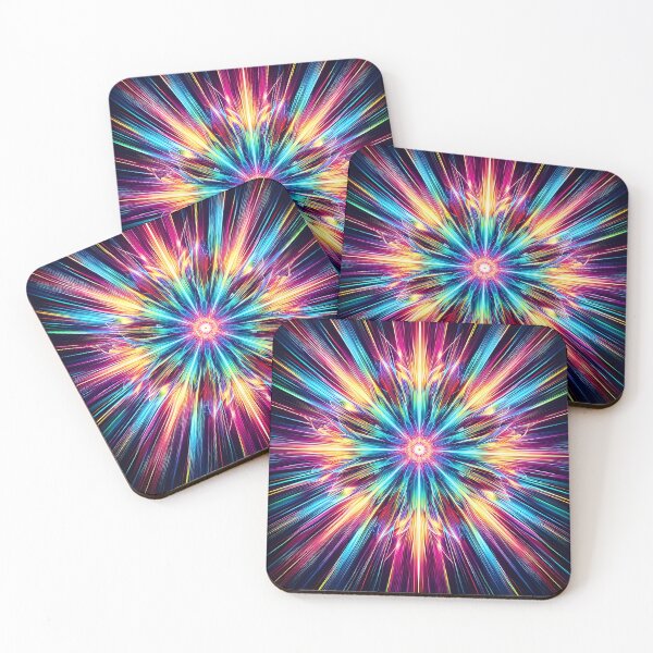 Item preview, Chroma Harmony: Radiant Burst Mandala designed and sold by AI-Only Creations.