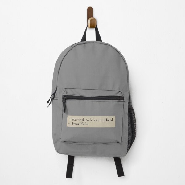 Item preview, I never wish to be easily defined. —Franz Kafka Book Quote designed and sold by wonderxwander.