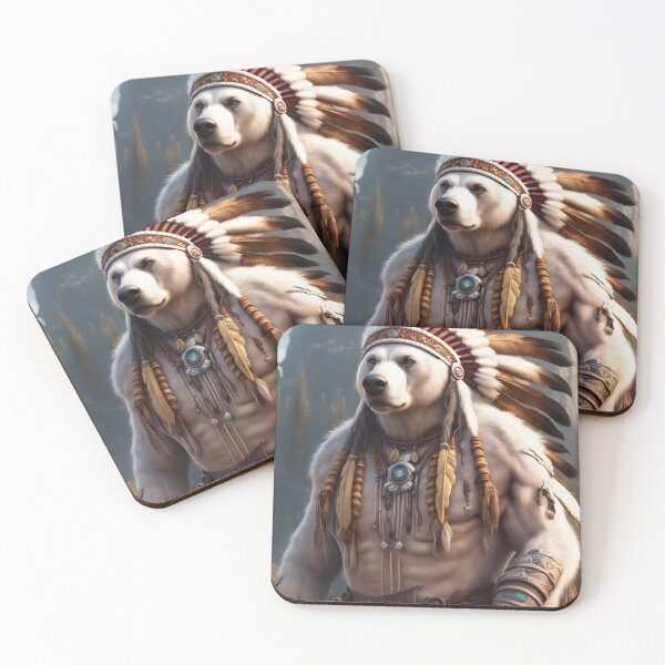 Item preview, Chief Spirit Bear designed and sold by Dryden Stewart Enterprises.