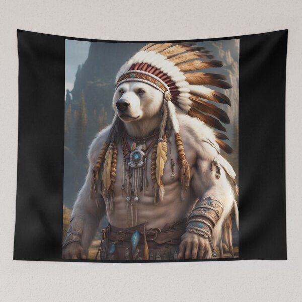Item preview, Chief Spirit Bear designed and sold by Dryden Stewart Enterprises.
