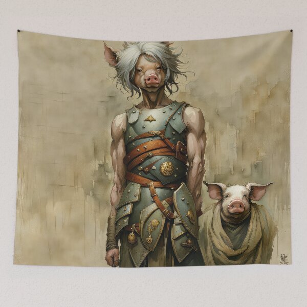 Item preview, Warrior Pig designed and sold by filusattila.