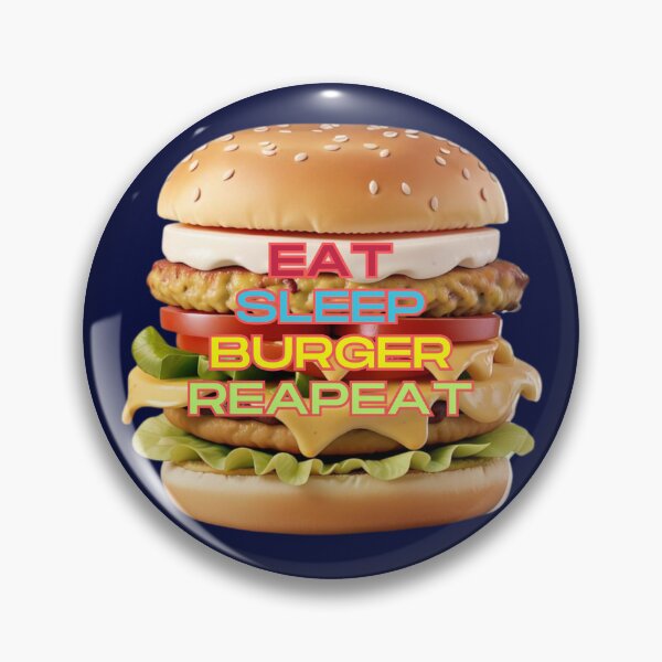 Item preview, Midnight Burger: Eat, Sleep, Burger, Repeat designed and sold by RvinJo8.