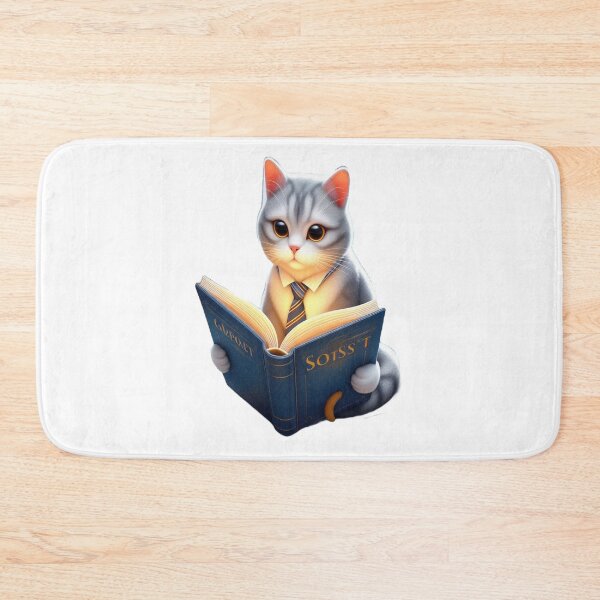 Item preview, Cat Reading book,nerdy designed and sold by GLORY-LIFE.