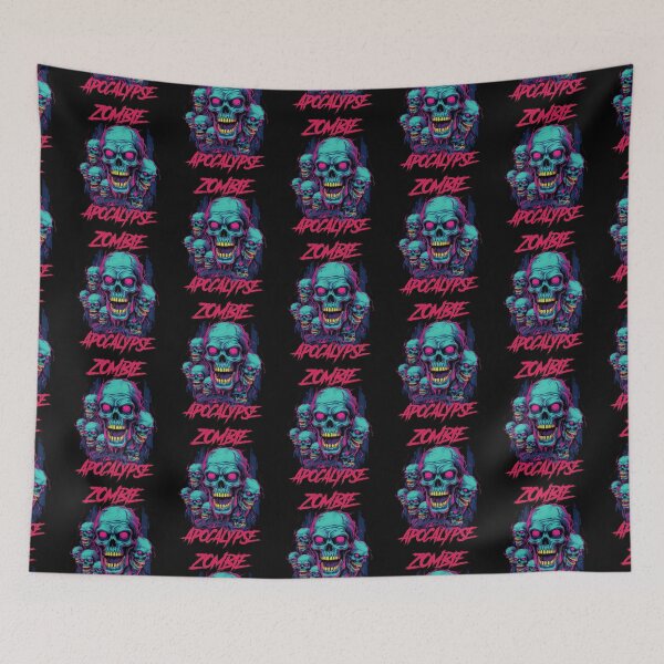 Item preview, Zombie apocalypse - synthwave cyberpunk designed and sold by GlitchGrotesque.