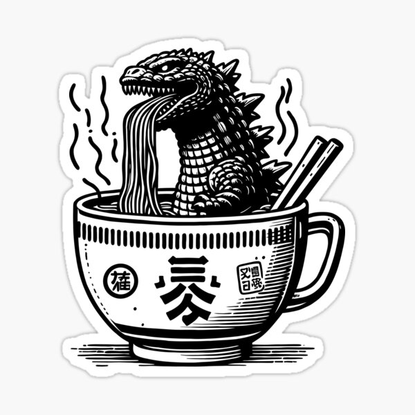 Item preview, Godzilla Ramen Hot Tub designed and sold by CortexCreations.
