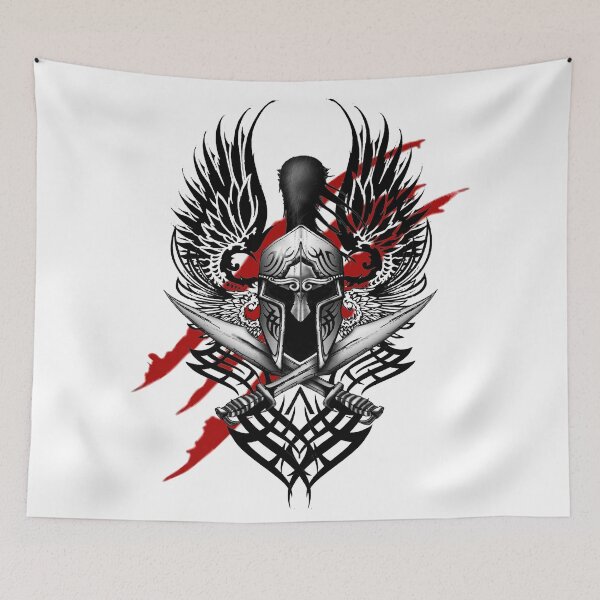 Item preview, Spartan and Tribal Warrior Design designed and sold by AquiliFilius.
