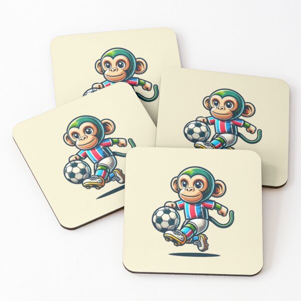 Item preview, Football Monkey Mascot designed and sold by ChristCentered.