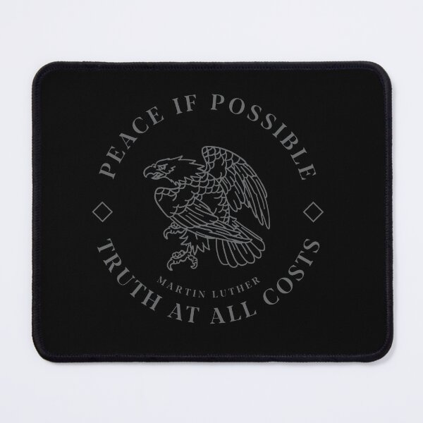 Item preview, Martin Luther Peace if Possible Truth at all Costs Reformed Theology Church History Quote Protestant Reformation Day Graphic designed and sold by InkyPixelPrints.
