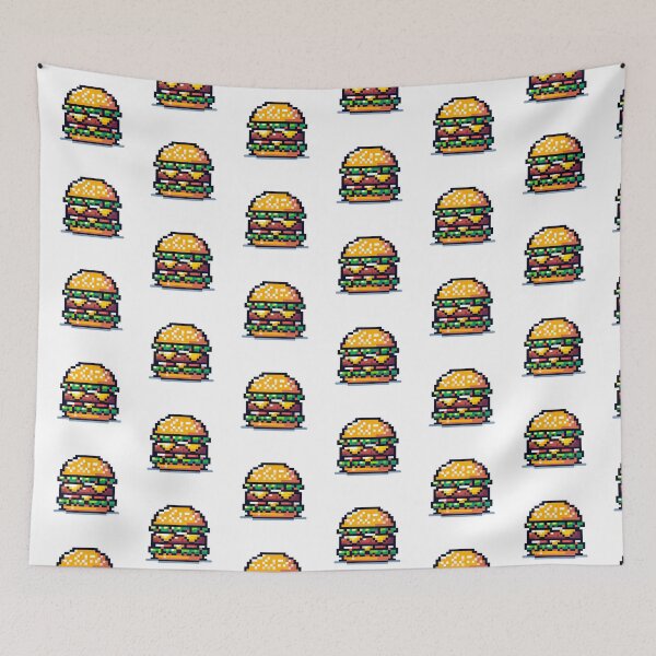 Item preview, 8-Bit Hamburger designed and sold by fabinthelab.