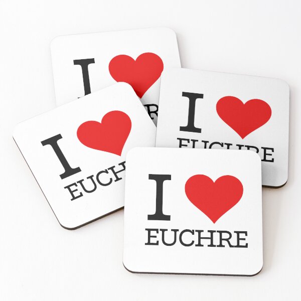 Item preview, I ❤️ Euchre designed and sold by celegreat.