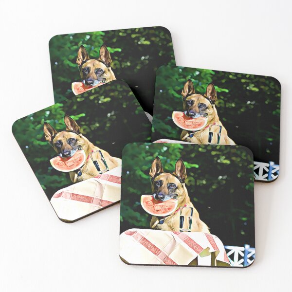 Item preview, The dog is eating watermelon designed and sold by VibeMixer15.