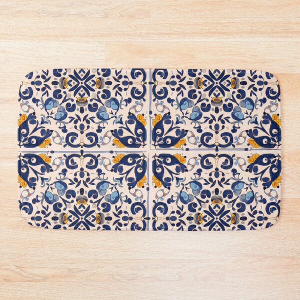 Item preview, Traditional Portuguese Tile Pattern designed and sold by MyTshirtArt.