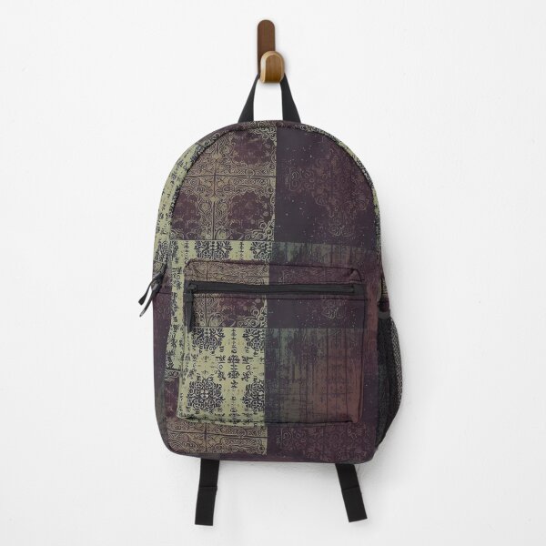 Artikelvorschau, Vintage-brauner Grunge-Patchwork entworfen und verkauft von SamJanner.