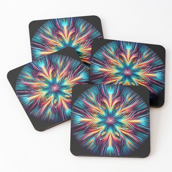 Item preview, Spectral Kaleidoscope: Energetic Chroma Mandala designed and sold by AI-Only Creations.