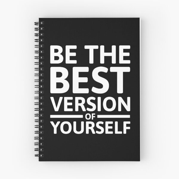 Item preview, Be The Best Version Of Yourself! Black And White designed and sold by PMCreative.