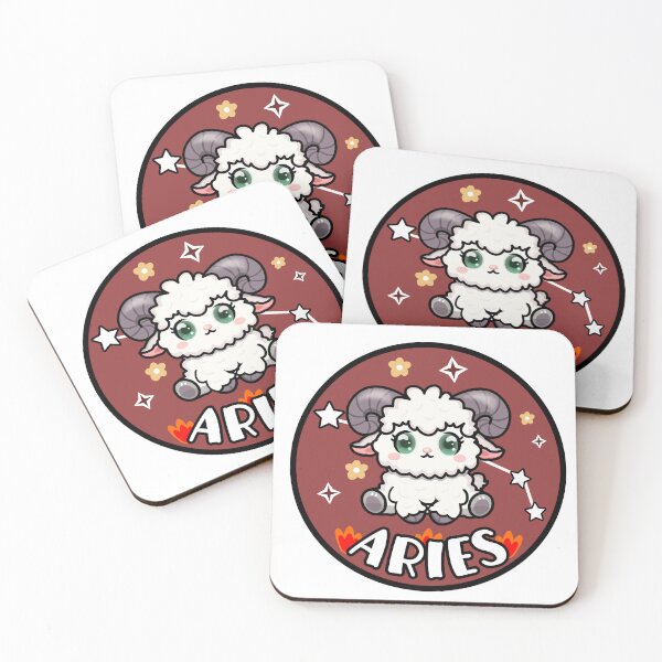 Item preview, Cute Aries Zodiac Sign designed and sold by rainbowchaseart.