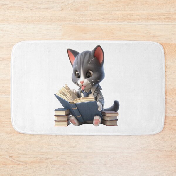 Item preview, Cat Reading book,nerdy designed and sold by GLORY-LIFE.