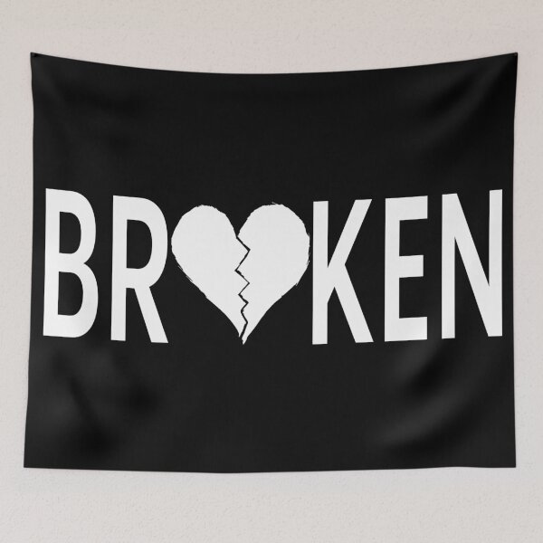 Item preview, Broken Broken Heart Sad Design Artwork designed and sold by SkiMask.