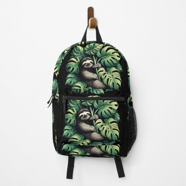 Item preview, Monstera deliciosa sloth gift designed and sold by Pineapple-Tree.