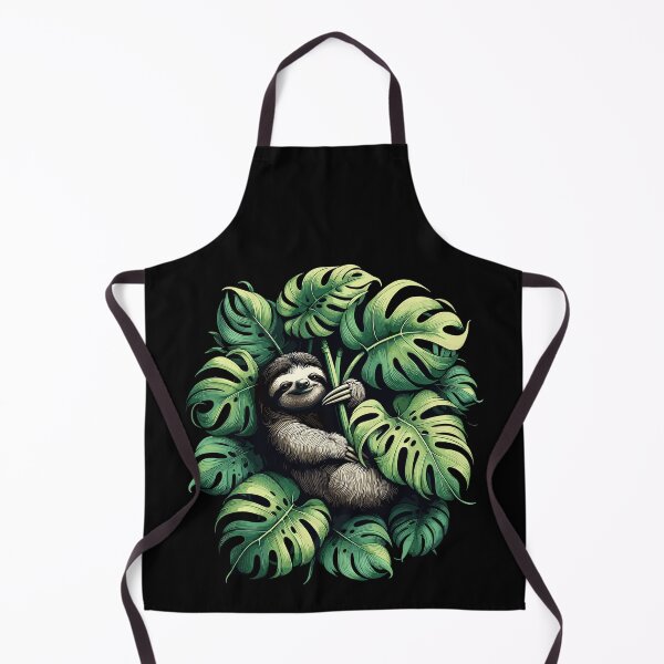 Item preview, Monstera deliciosa sloth gift designed and sold by Pineapple-Tree.