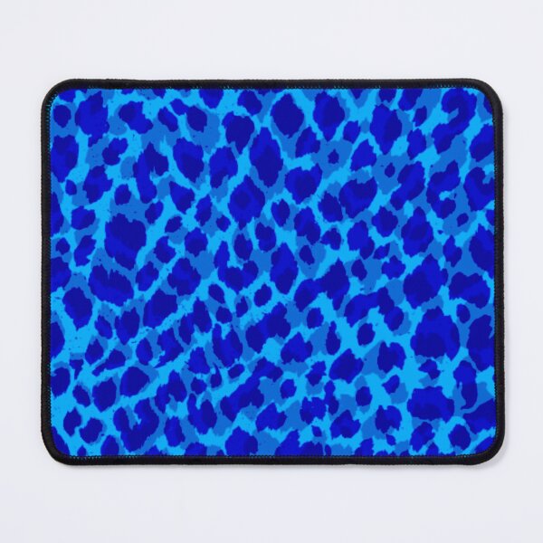 Item preview, Abstract cheetah print in royal blue. designed and sold by Meteryards.