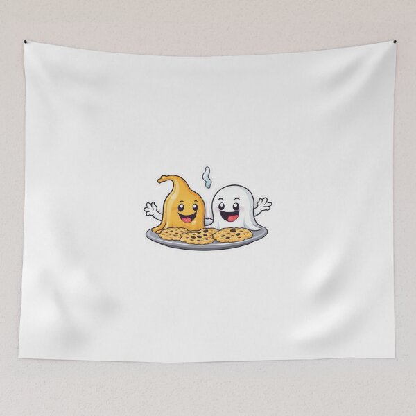 Item preview, Two Ghosts Eat Cookies designed and sold by Hirokaa.