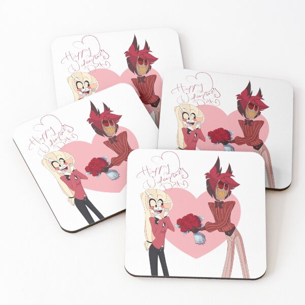 Item preview, Happy Valentine's Day - Alastor & Charlie - Hazbin Hotel designed and sold by OmniArtStudio.