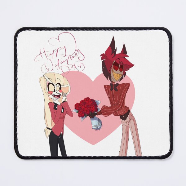 Item preview, Happy Valentine's Day - Alastor & Charlie - Hazbin Hotel designed and sold by OmniArtStudio.