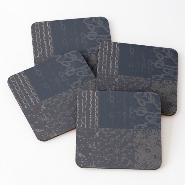 Item preview, Grunge Chains Patchwork Pattern designed and sold by SamJanner.