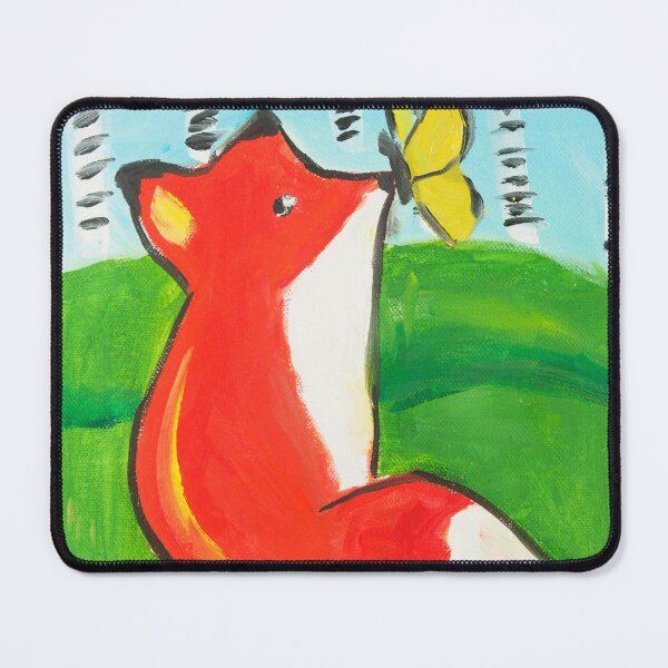 Item preview, Fox with butterfly designed and sold by Irina Afonskaya.