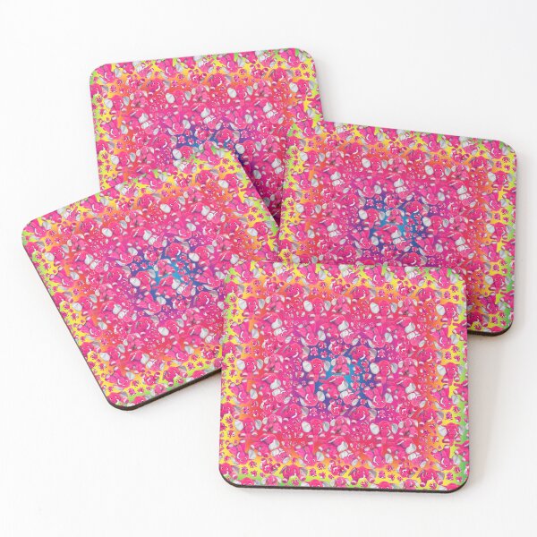 Item preview, Psychedelic Pink Elephants designed and sold by grinningskull.