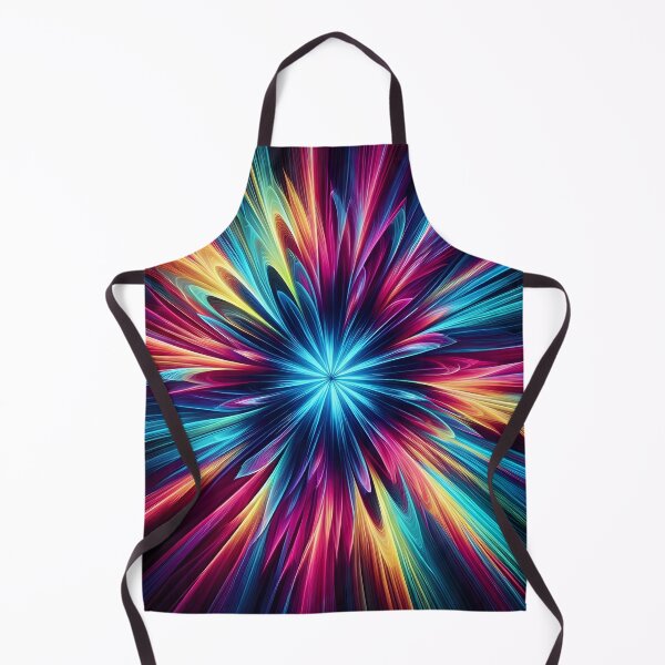 Aperçu de l'œuvre Colorburst Rhapsody : Mandala Chroma dynamique créée et vendue par AI-Only Creations.