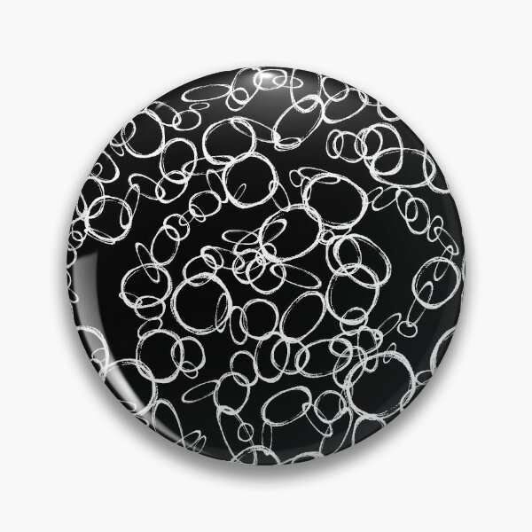 Item preview, White Chain links on black background pattern designed and sold by Tpar.