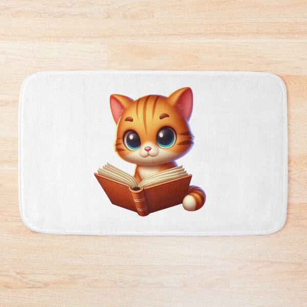 Item preview, Cat Reading book , nerdy designed and sold by GLORY-LIFE.