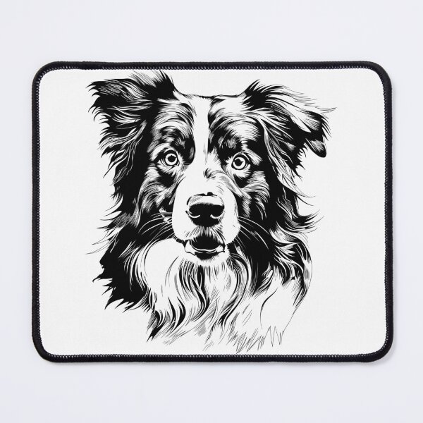 Item preview, Australian Shepherd Portrait designed and sold by CortexCreations.
