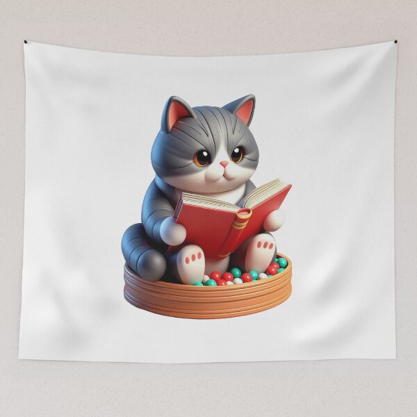 Item preview, Cat Reading book,nerdy designed and sold by GLORY-LIFE.