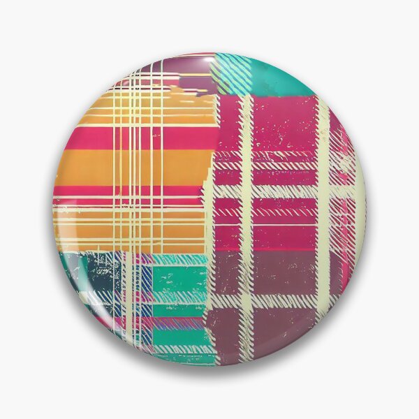 Artikelvorschau, Kariertes Grunge-Patchwork in leuchtenden Farben entworfen und verkauft von SamJanner.