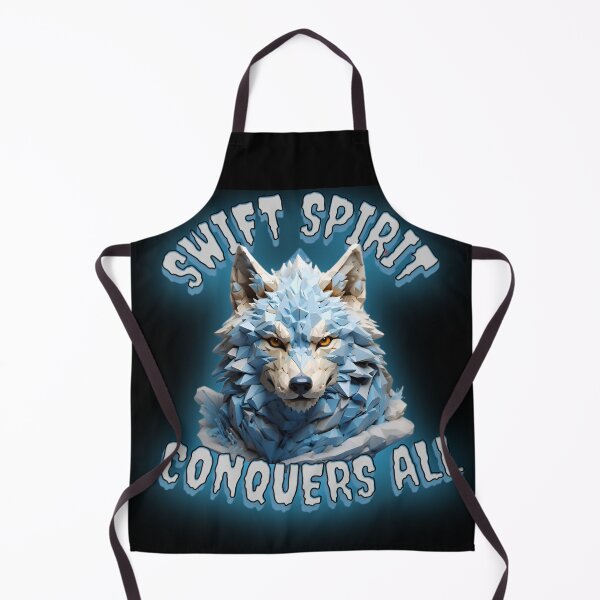 Item preview, Winter Wolf Tee - Swift Spirit Conquers All / Lone Wolf Motivation designed and sold by PolygonPinnacle.