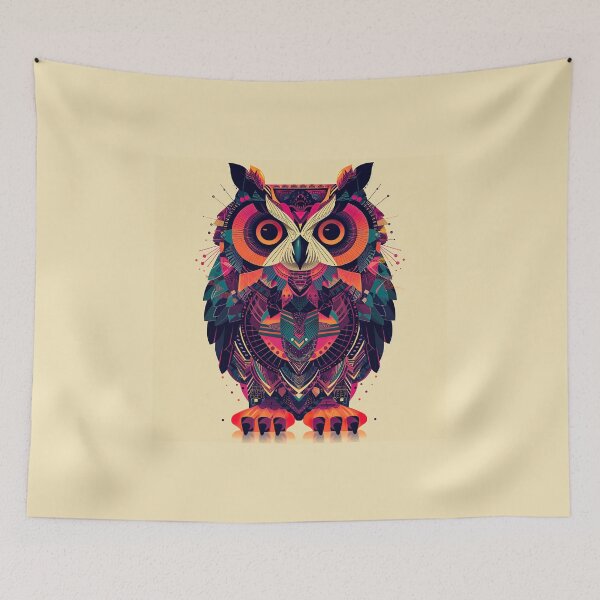 Aperçu de l'œuvre Ornate Owl créée et vendue par Yogimeister.