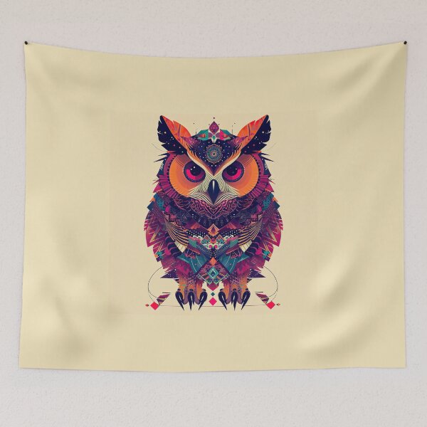 Aperçu de l'œuvre Ornate Owl créée et vendue par Yogimeister.