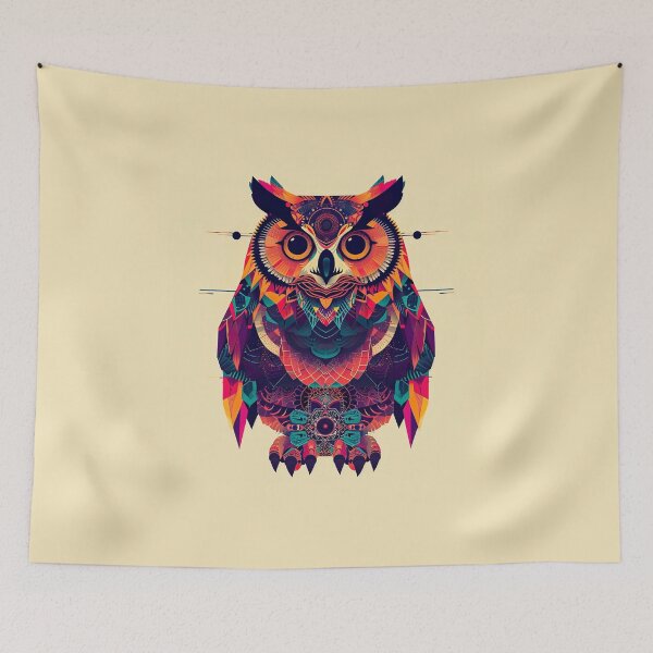 Aperçu de l'œuvre Ornate Owl créée et vendue par Yogimeister.
