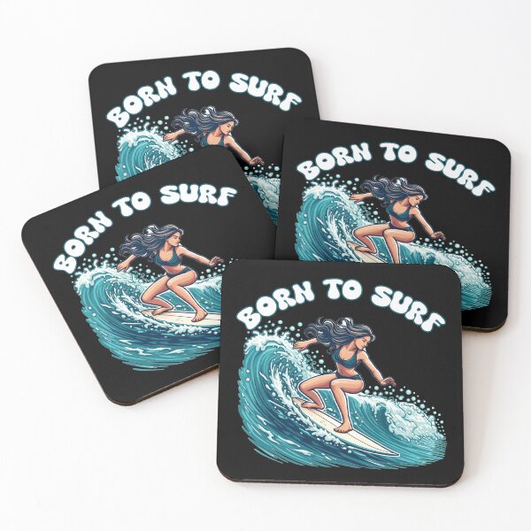 Item preview, Girl Born To Surf designed and sold by Aurorapod.