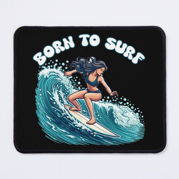 Item preview, Girl Born To Surf designed and sold by Aurorapod.