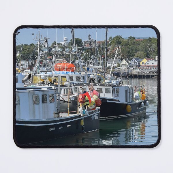 Item preview, Black Fishing Boats - Brier Island designed and sold by Peter DiFranco.
