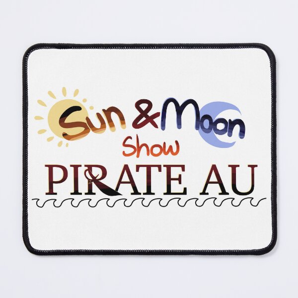 Item preview, Sun and Moon Show Pirate AU Fan Logo designed and sold by SweetTee123.
