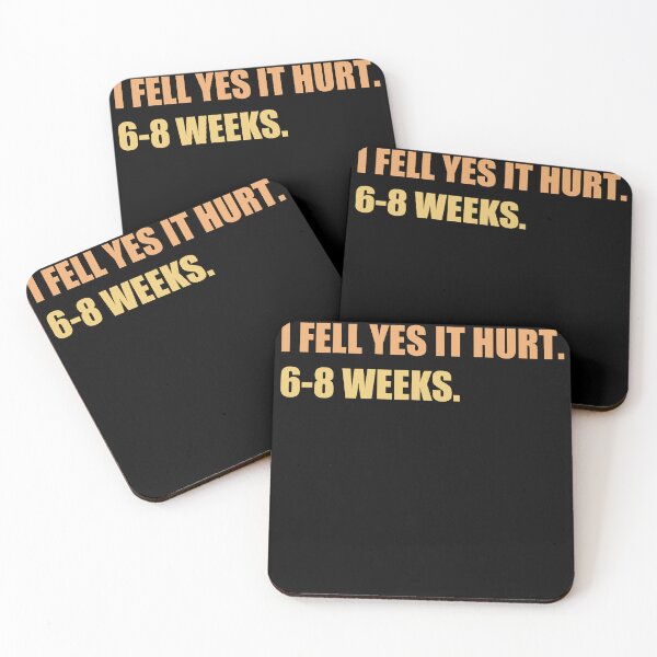 Item preview,  I FELL YES IT HURT 6-8 WEEKS Funny Broken Bone Arm designed and sold by SakuraPxl.